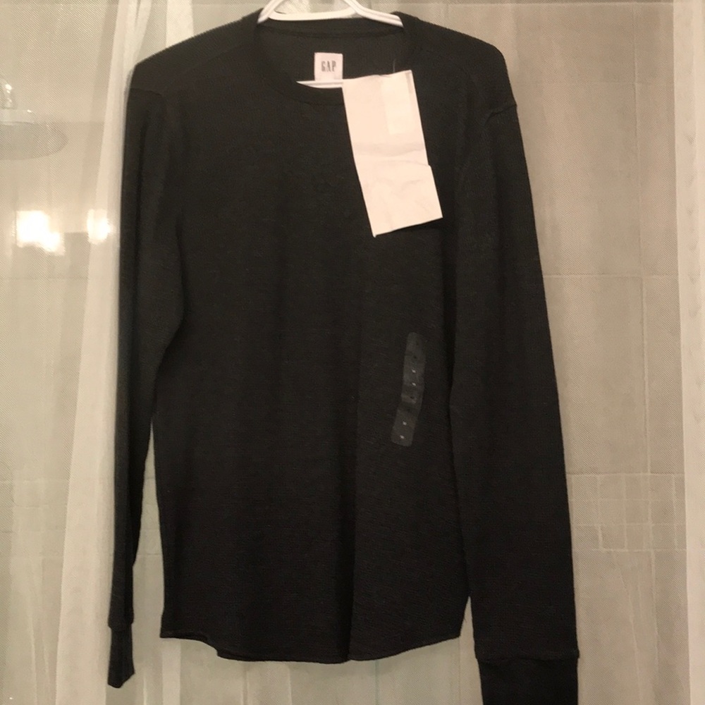 GAP - means grey long sleeve